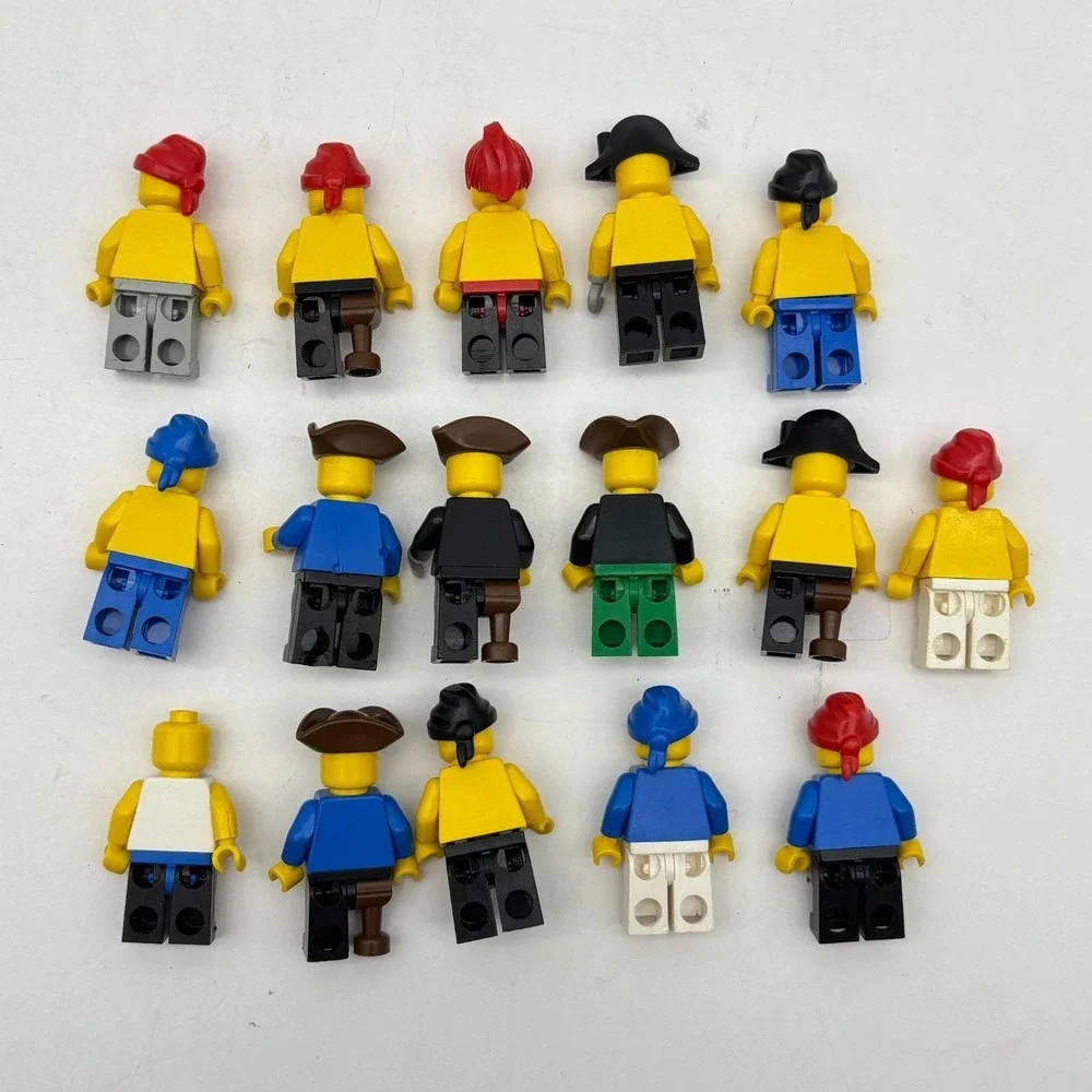 Vintage LEGO Pirates Minifigure Lot 17 Figures Imperial Soldiers Peg Legs Hook